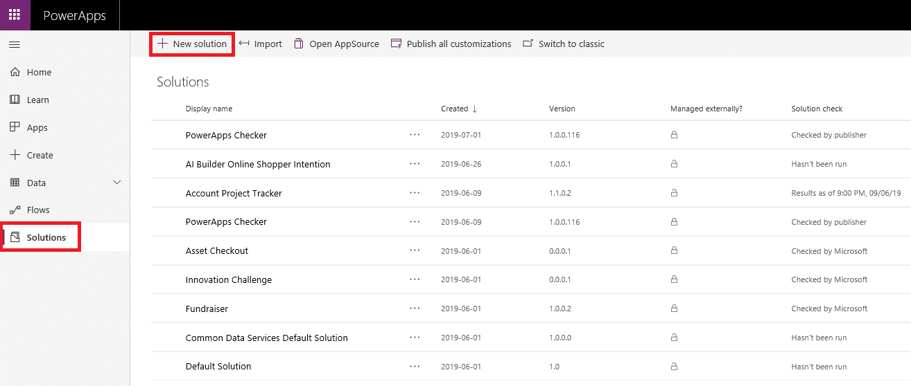 Decision Management Solution in Power Apps